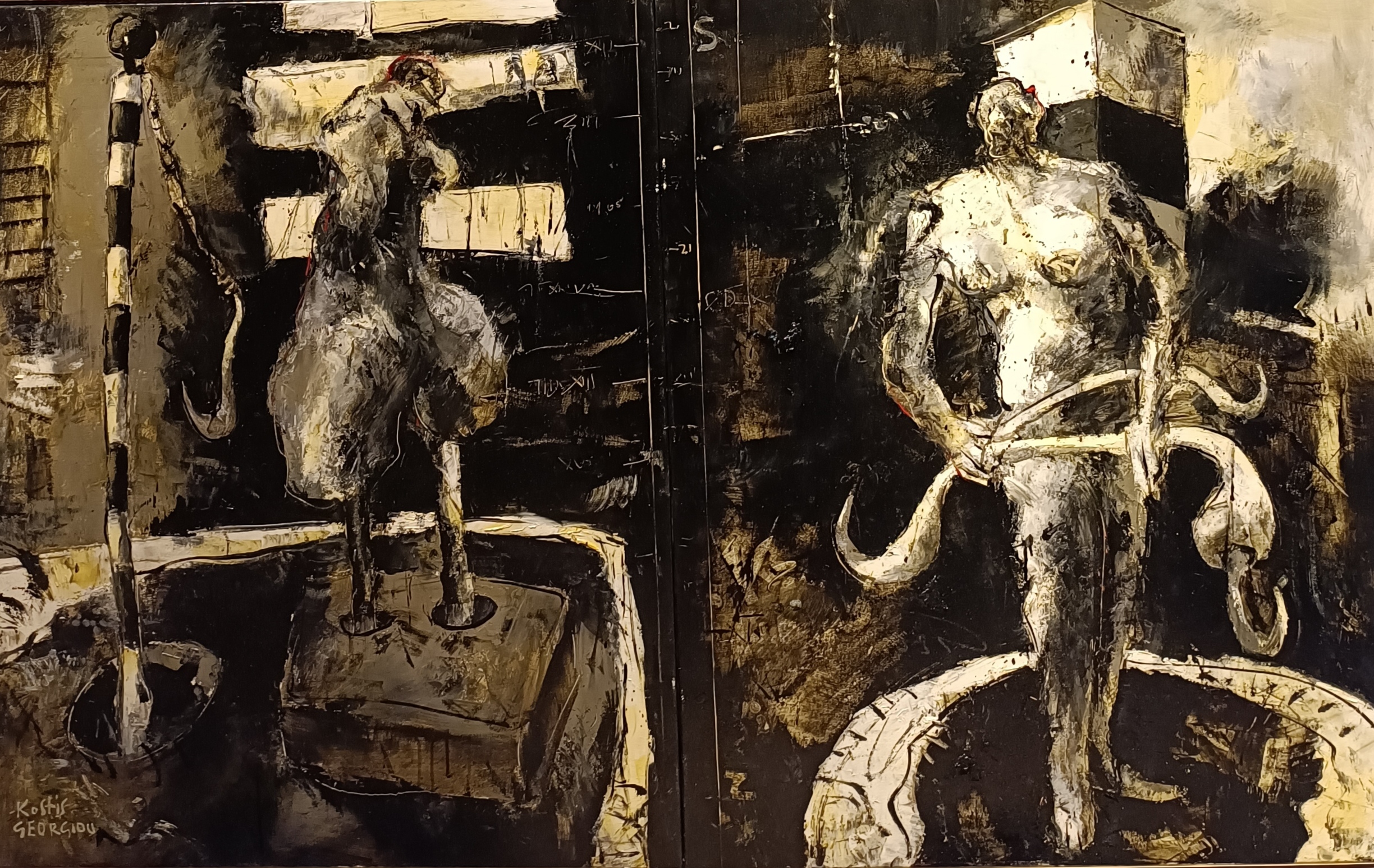 Antirropia 100x160cm oil on canvas